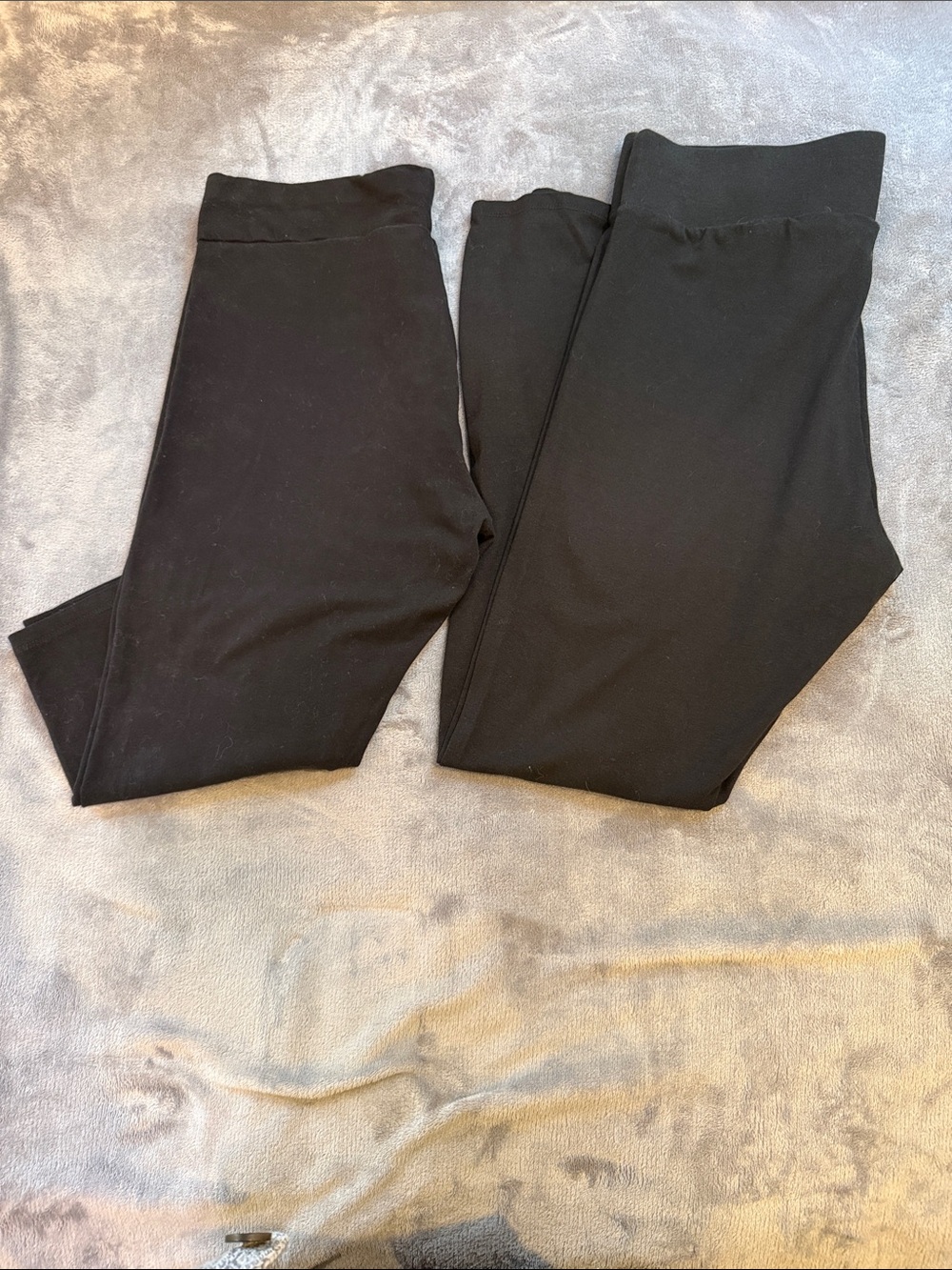 H&M Black High-Waist Leggings Duo